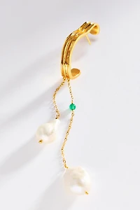 Bohème by Véro Dune Pearl Drop Earrings