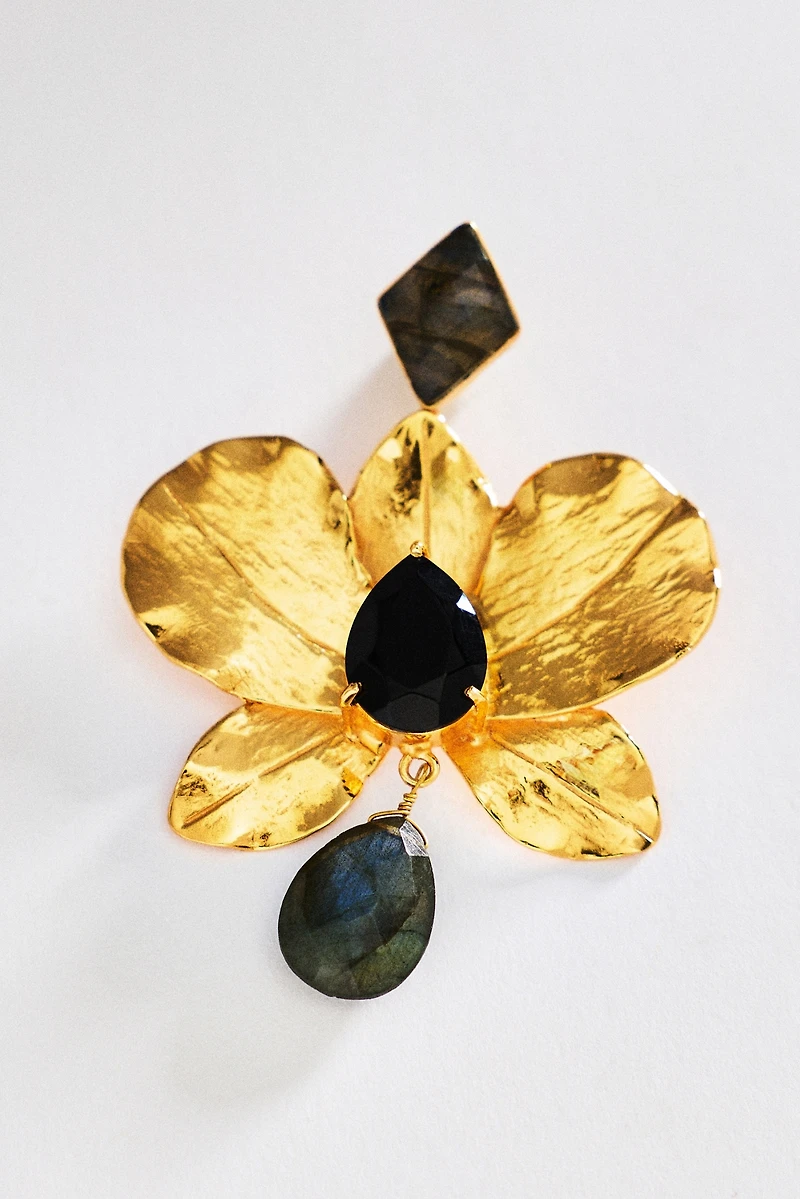 Bohème by Véro Orchidea Single Drop Earring