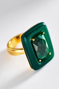 Bohème by Véro Amazonia Square Ring