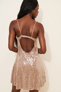 Liv Sequin Fit And Flare Dress
