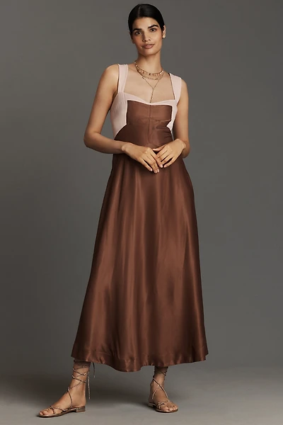 Maeve The Jocelyn Sleeveless Slip Midi Dress