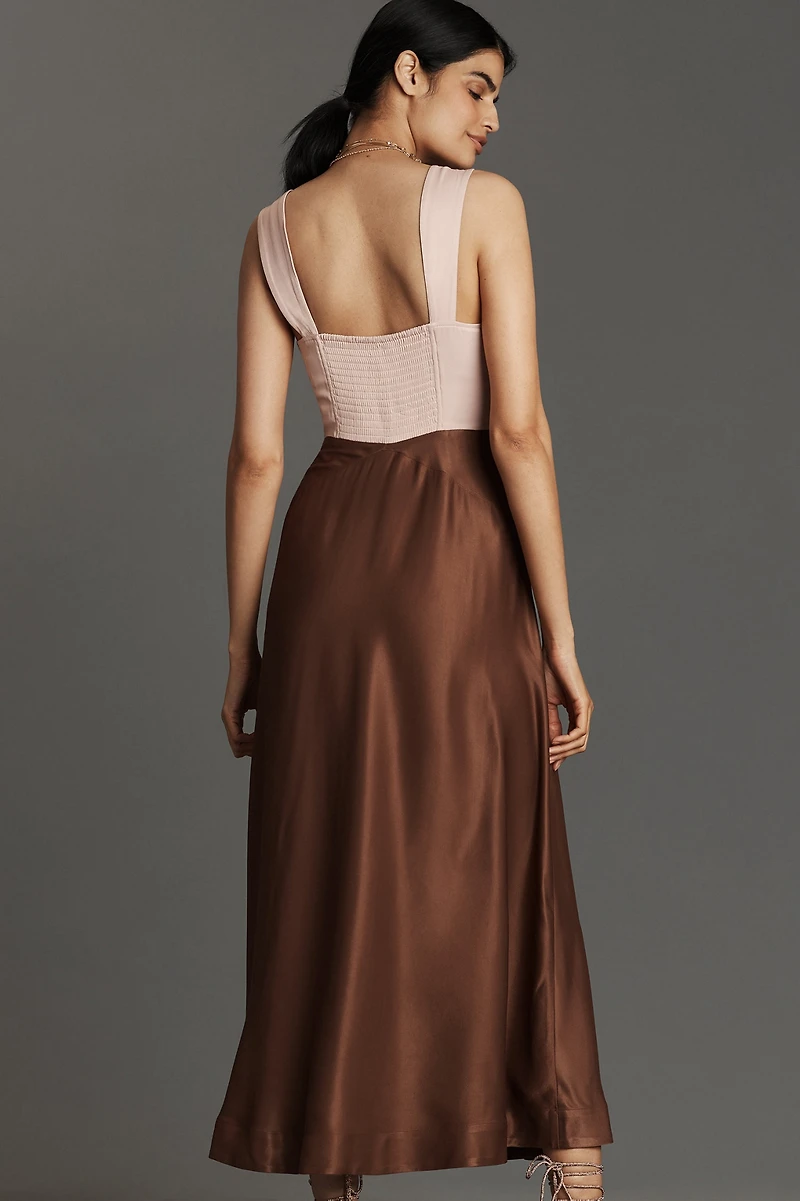 Maeve The Jocelyn Sleeveless Slip Midi Dress