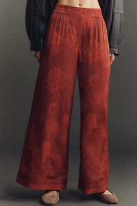 FARM Rio Printed Wide-Leg Pants