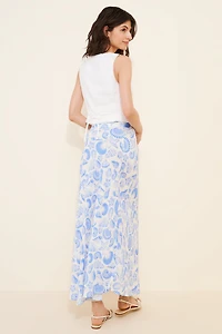 Kachel Printed Maxi Slip Skirt
