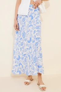 Kachel Printed Maxi Slip Skirt