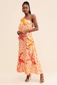FARM Rio One-Shoulder Starfish Dress
