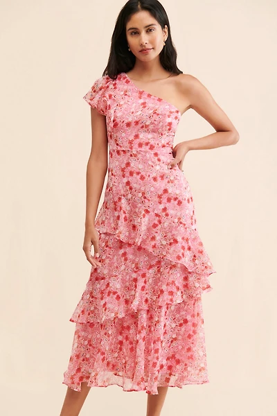 ASTR the Label Victoriana One-Shoulder Dress