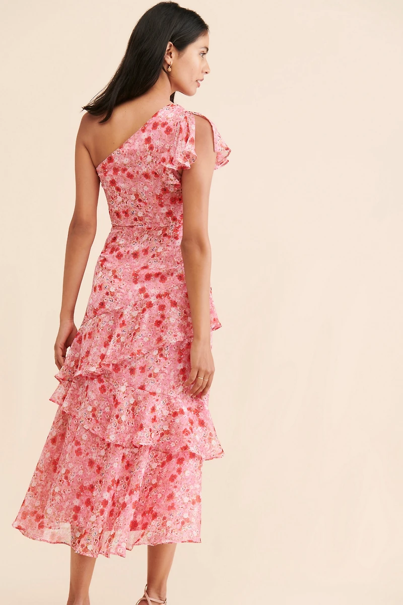 ASTR the Label Victoriana One-Shoulder Dress
