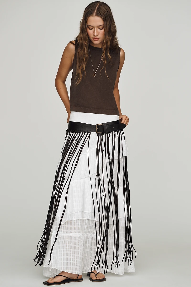 Z&L Europe Cheyenne Fringe Waist Belt