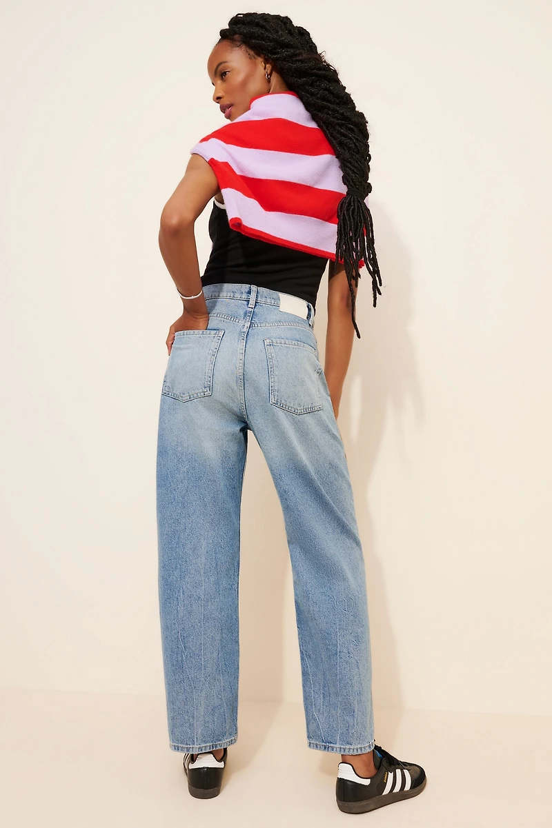DL1961 Karmine Refined High-Rise Wide-Leg Jeans