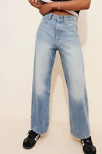 DL1961 Karmine Refined High-Rise Wide-Leg Jeans