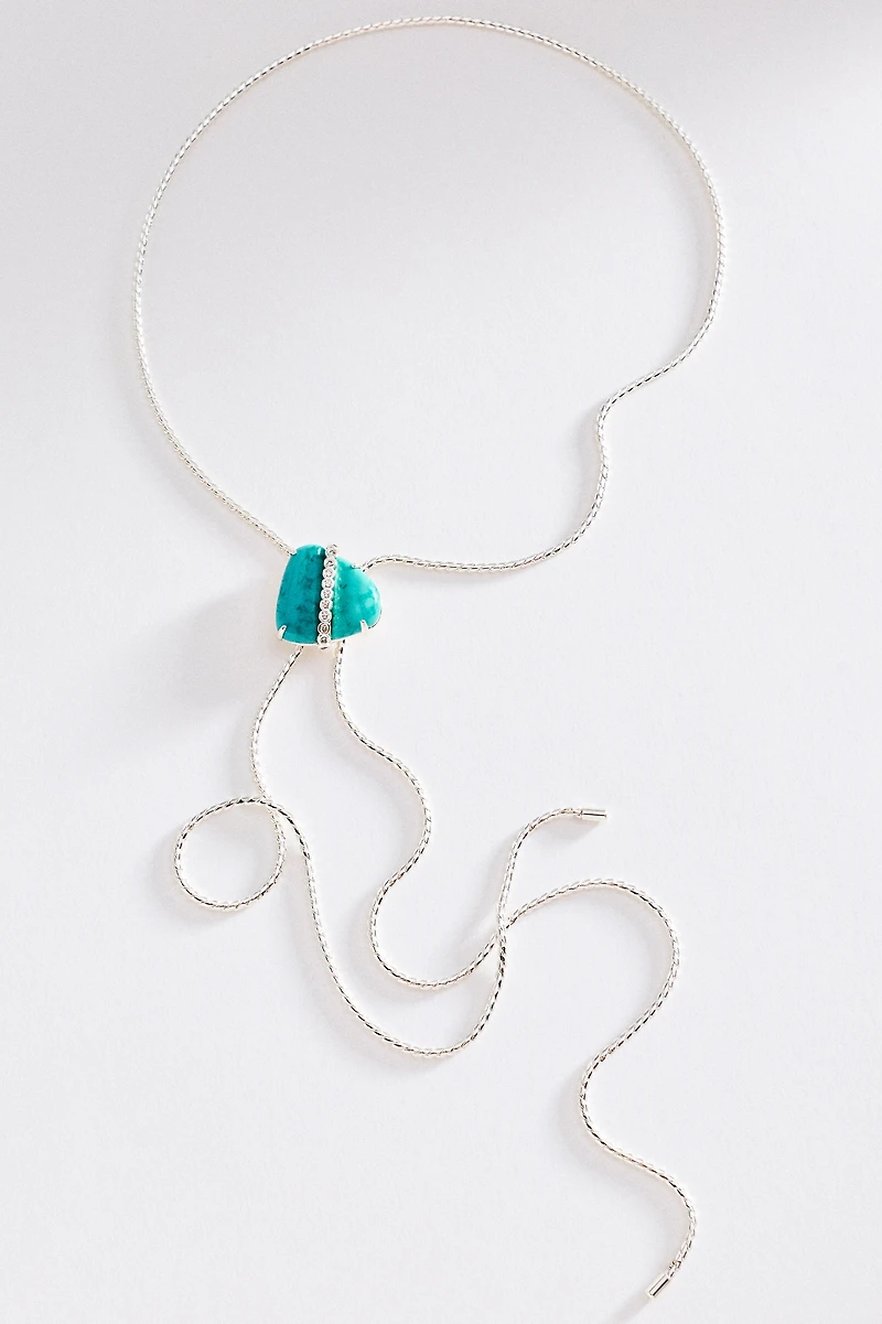 Ettika Turquoise Solstice Bolo Necklace