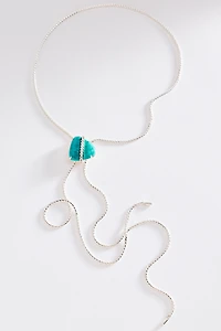 Ettika Turquoise Solstice Bolo Necklace