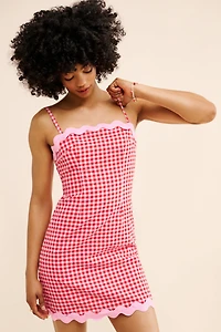 Olivia Rubin Ariana Gingham Mini Dress