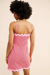 Olivia Rubin Ariana Gingham Mini Dress