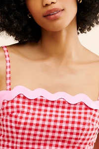 Olivia Rubin Ariana Gingham Mini Dress