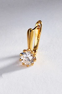 By Anthropologie Solitaire Crystal Drop Earrings