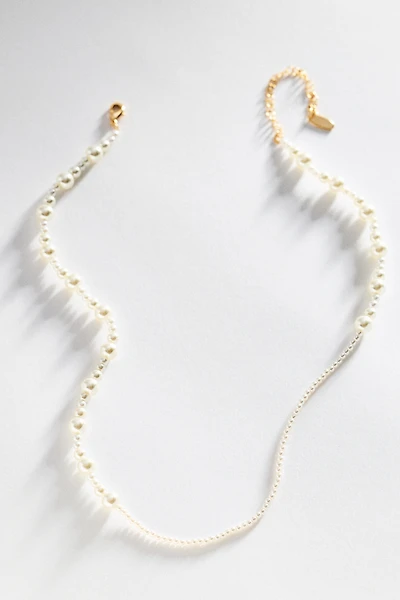 By Anthropologie Mixed Pearl Necklace