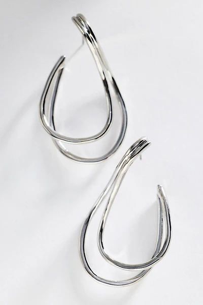 By Anthropologie Twisted Orbit Earrings