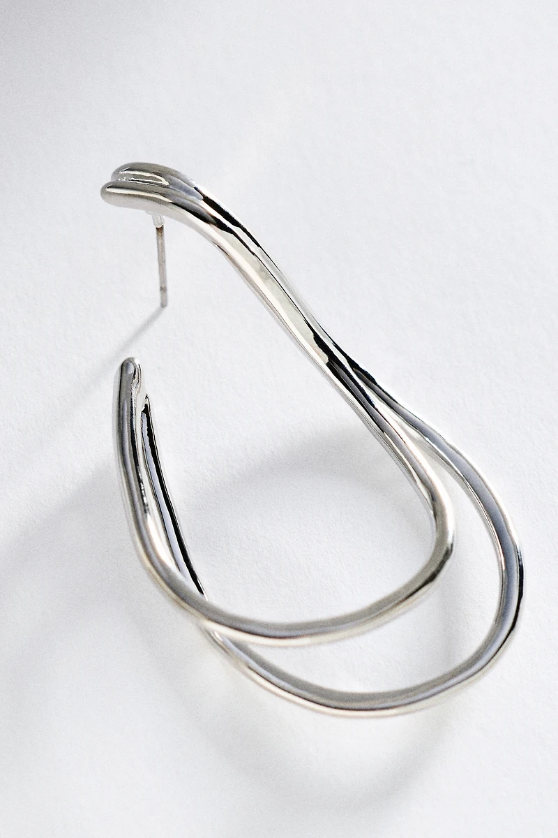 By Anthropologie Twisted Orbit Earrings
