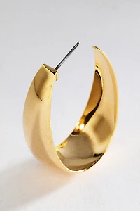 By Anthropologie Chunky Hoop Earrings