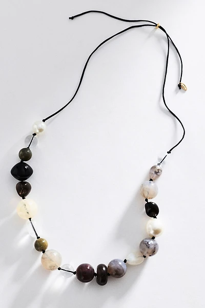 By Anthropologie Beaded Cord Necklace