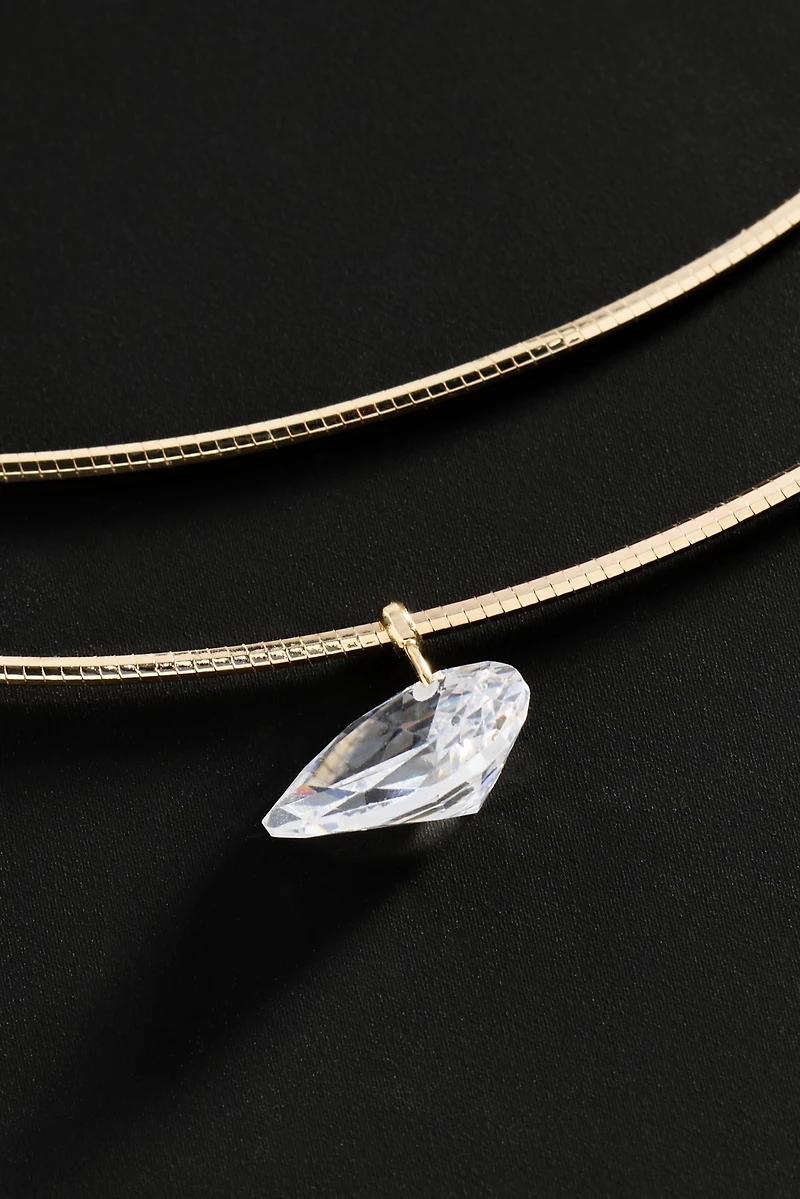 By Anthropologie Demi-Fine Layered Pendant Necklace