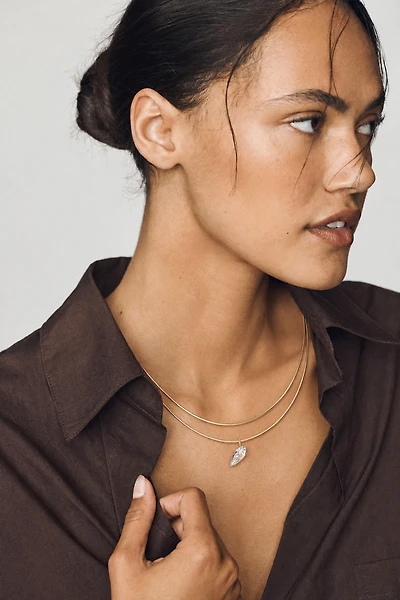 By Anthropologie Demi-Fine Layered Pendant Necklace