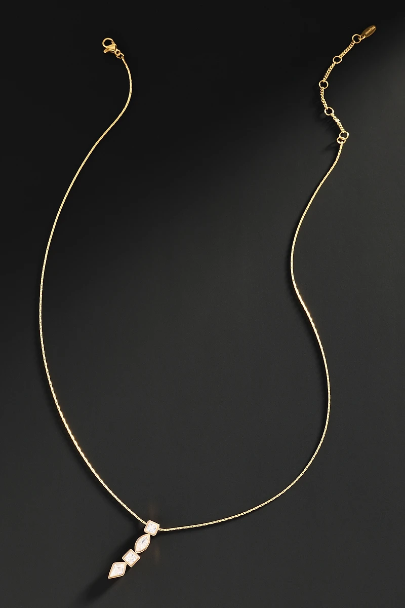 By Anthropologie Demi-Fine Delicate Pendant Necklace