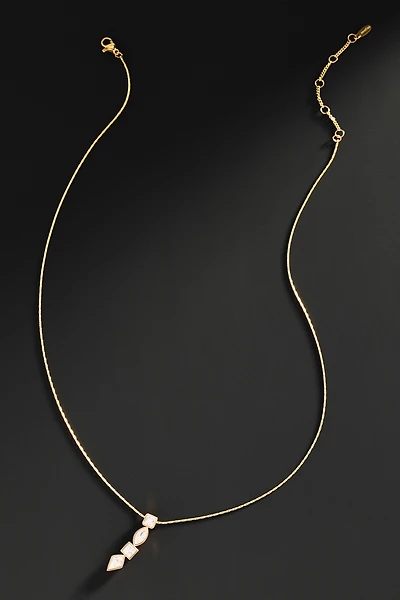 By Anthropologie Demi-Fine Delicate Pendant Necklace