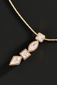 By Anthropologie Demi-Fine Delicate Pendant Necklace