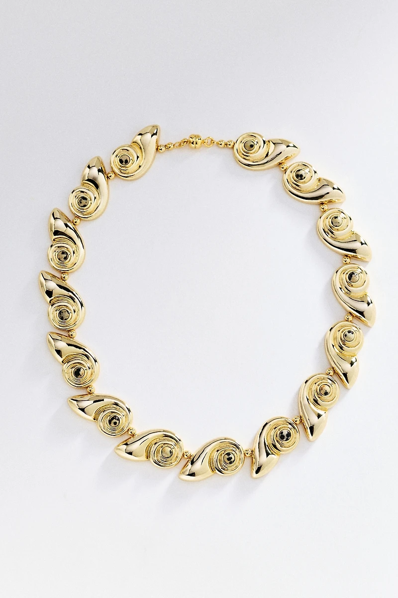 Luv AJ The Palma Shell Statement Necklace