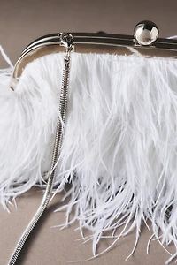By Anthropologie Weddings Feather Frenzy Clutch