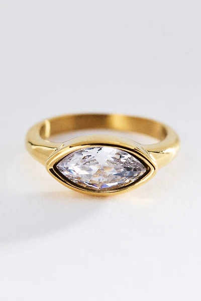 Bezel Oval Stone Ring