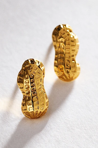 Goldbug Collection Peanut Post Earrings