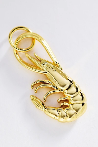 Goldbug Collection Small Shrimp Charm
