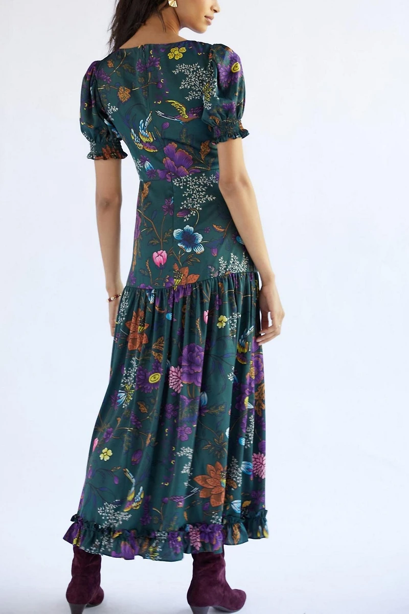 Hutch Puff-Sleeved Maxi Dress