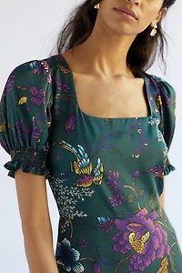 Hutch Puff-Sleeved Maxi Dress