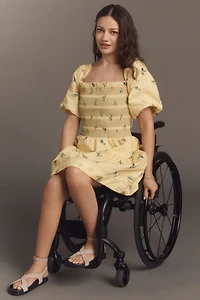 The Adaptive Somerset Smocked Mini Dress
