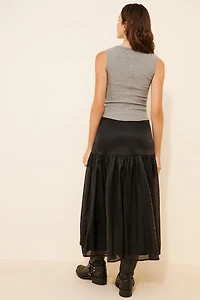 Hutch Drop Waist Midi Skirt