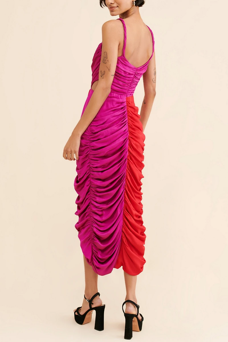 AMUR Persey Twist Strap Dress deactivation