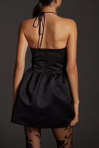 Delfi Halter Bubble Mini Dress