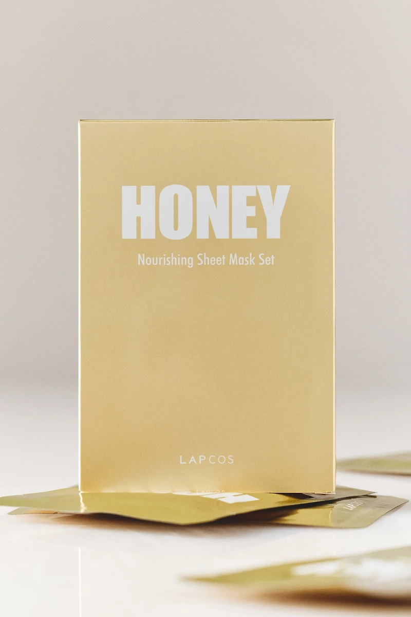 Lapcos Daily Honey Anti-Bacterial Sheet Mask, Set of 5