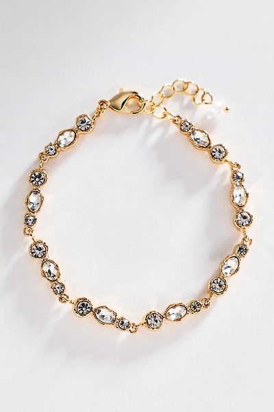 By Anthropologie Mixed-Cut Crystal Bracelet