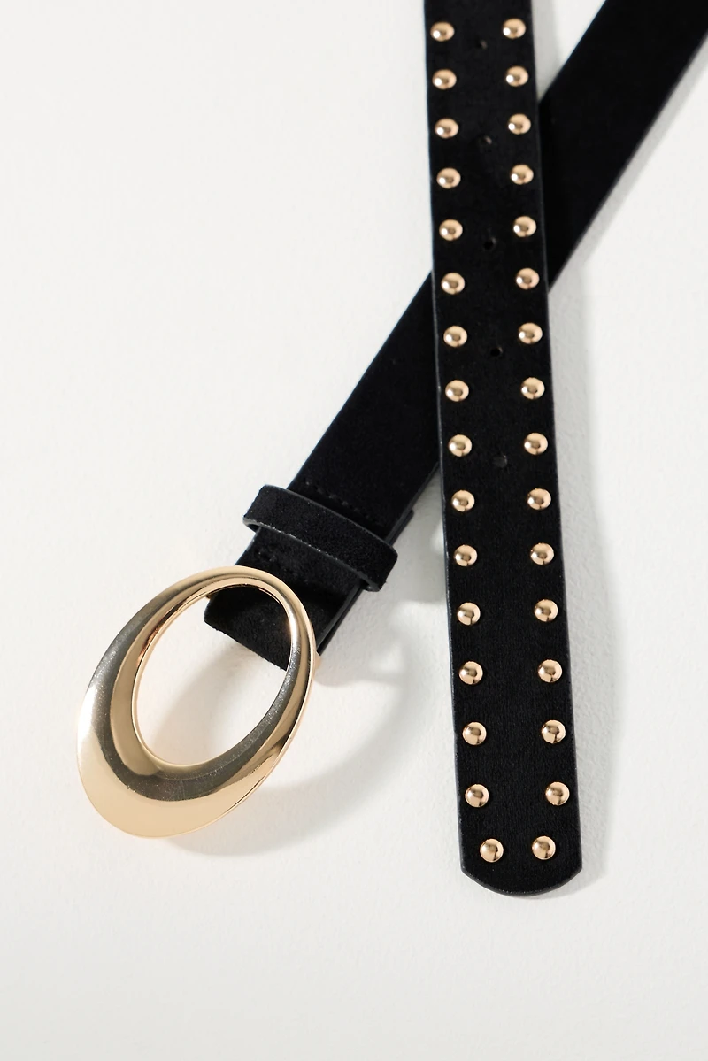 8 Other Reasons Studded Oval Buckle Belt
