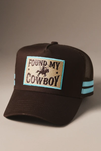 Kenz Kustomz Found My Cowboy Trucker Hat 