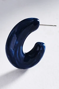 By Anthropologie Resin Hoop Earrings