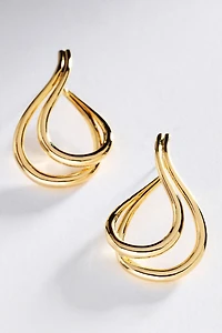 By Anthropologie Twisted Teardrop Earrings
