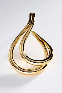 By Anthropologie Twisted Teardrop Earrings