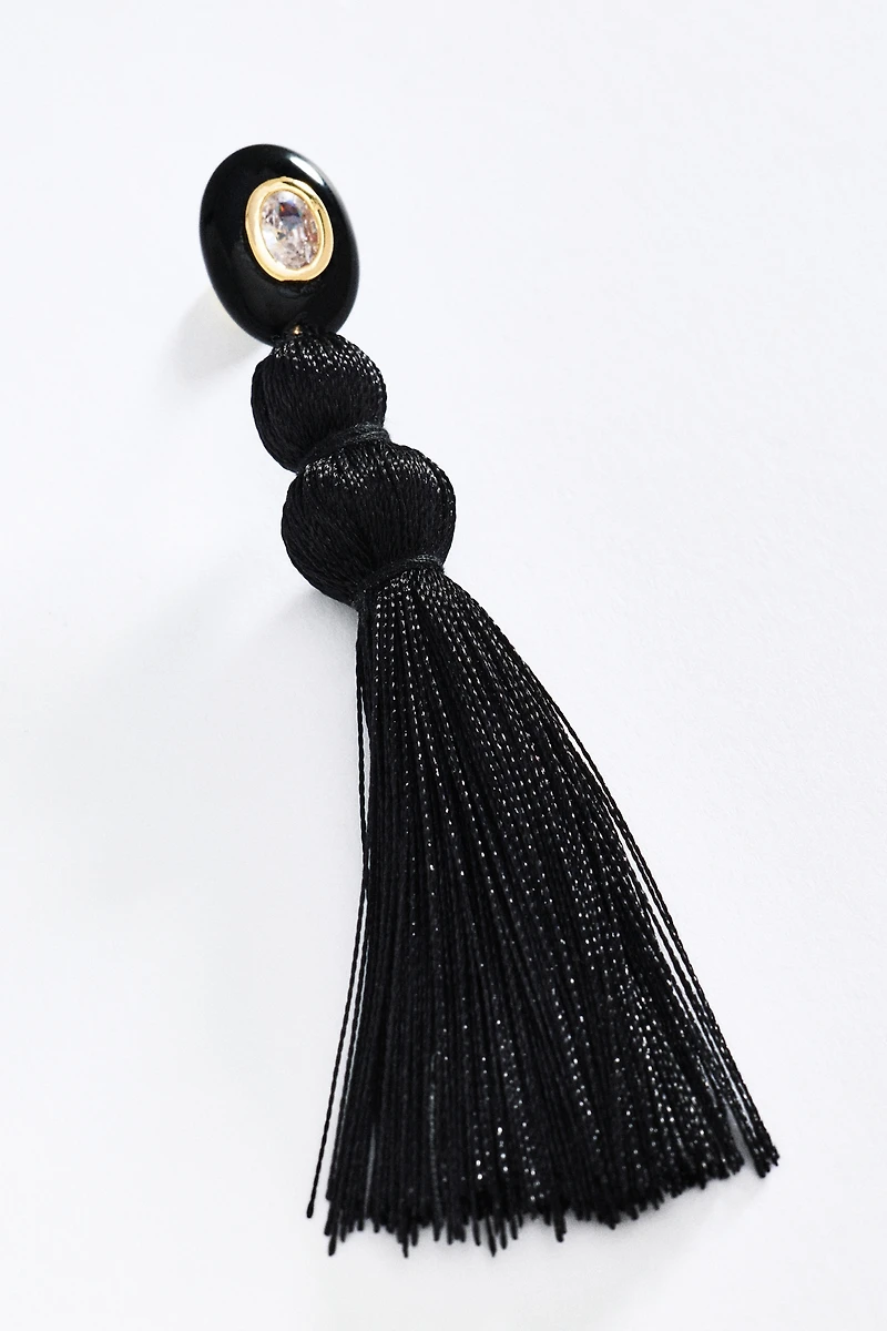 By Anthropologie Tassel Drop Earrings